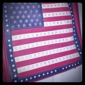 American West Red White and Blue purse